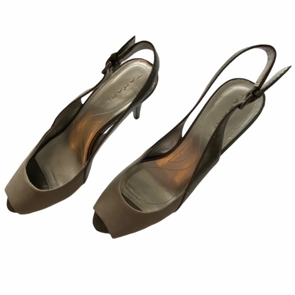 Tahari Halle Open Toe Slingback Heel - Picture 3 of 9